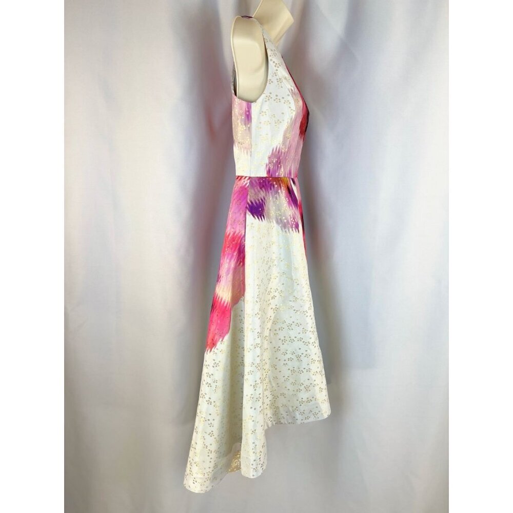 NWT Ted Baker Jenn Expressive Pansy Jacquard Midi Dress $439 - Picture 11 of 14